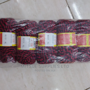 5 Red and Black Chunky Knitting/Crochet Yarns