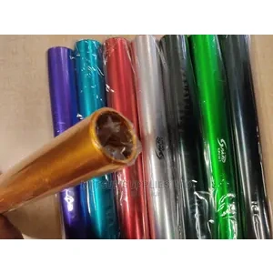 A Set of 8 Aluminium Relay Batons Multicoloured.