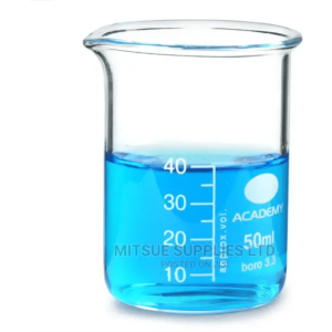 A Set Of 10 Glass Beaker-25ml ( Boro 3.3).