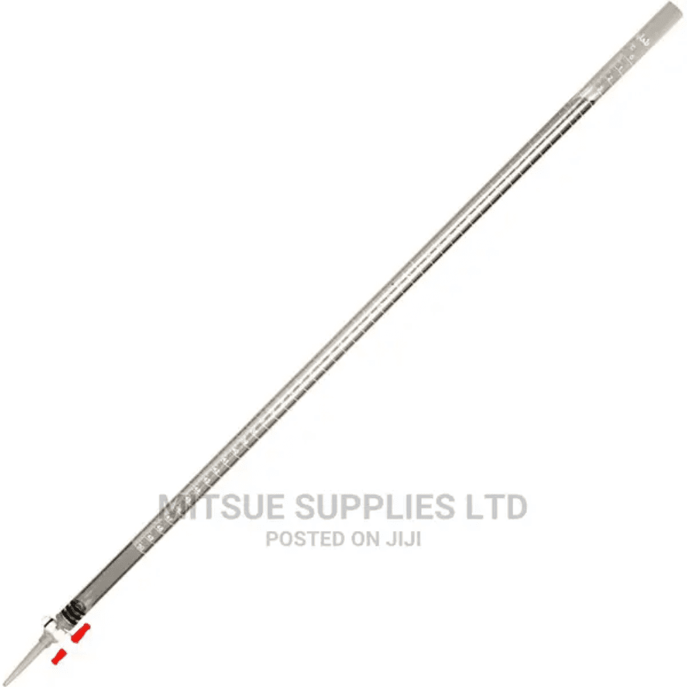 A Set of 5 Acrylic Burette -50ml.