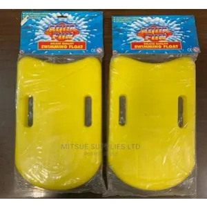 Pair of Swimming Kickboards- Yellow With Handles