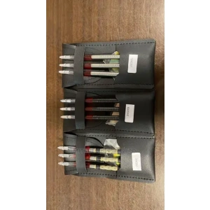 A Set of Tungsten Darts 26g in a Wallet With Flights.