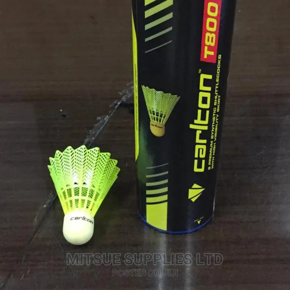 6 Psc Carlton T800 U.K Shuttlecock for Badminton.