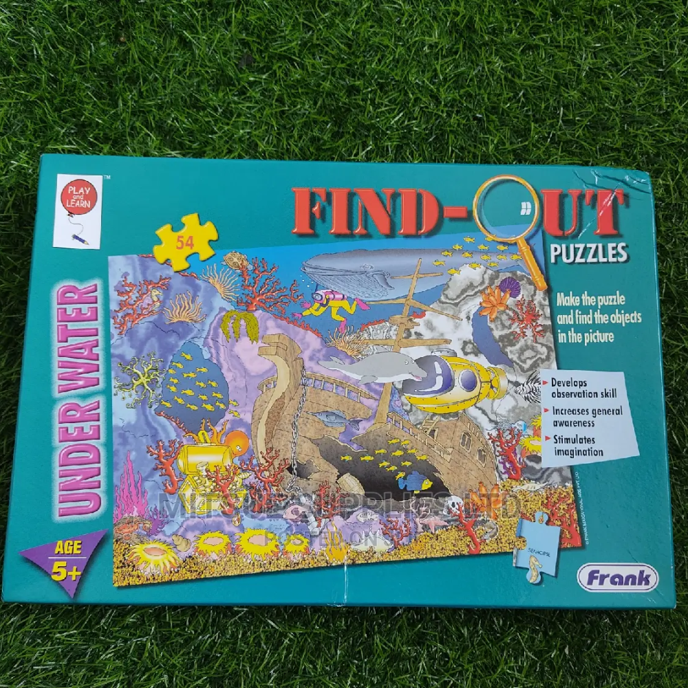 Play and Learn Under Water Find Out Board Game ( 34 by 21cm).
