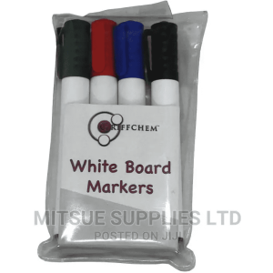 White Board Marker Round Tip ( Black, Blue, Red, Green).