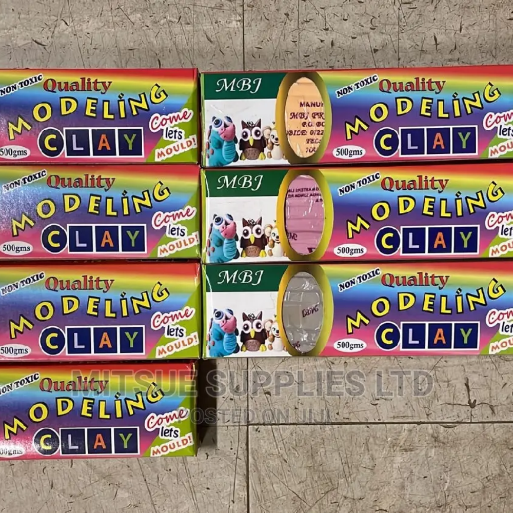 Pair of Modeling Clay/Plasticine for Crafting 500G.