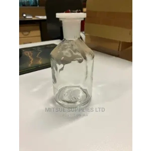 Reagent Bottle 50ml ( Clear) MBL With Plastic Stopper.