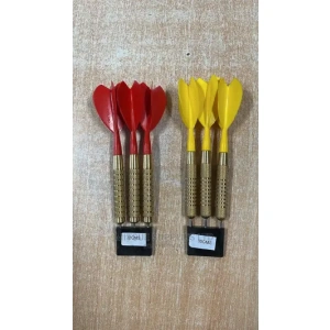 Pair of Steel Darts Red & Yellow 32G & 30G.