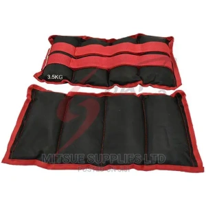A Pair of Adjustable Ankle/Wrist Weights 7KG (2X3.5KG).