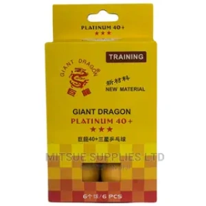 Table Tennis Balls 3 Stars 40MM Orange