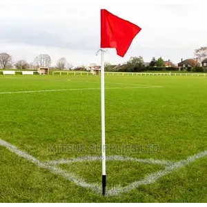Set of 4 Corner Flags Post With Spring Foldable.