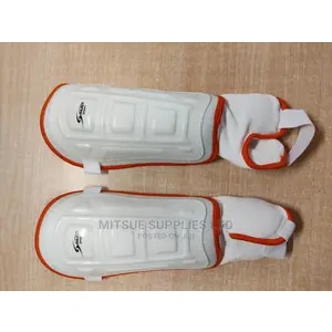 A Pair of Football/Hockey Shin Guards With Anklet-Code 6847