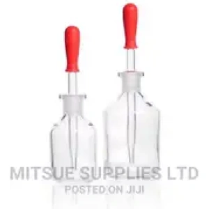 A Pair of Clear Bottle Polystop Dropper 125ml