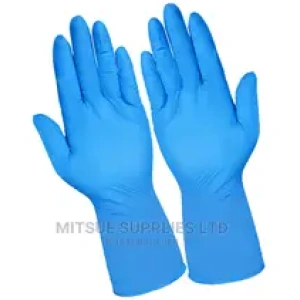 Gloves Nitrile Examination Powdered Free Pkt of 100.