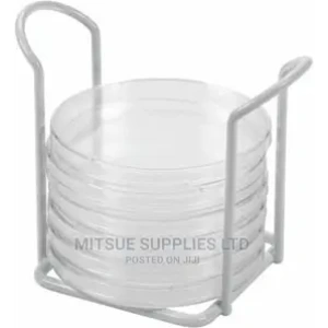 Petri Dish Holder for 10- Stainless Steel 100mm.