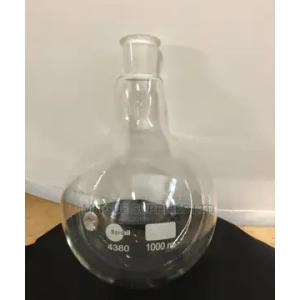 Round-Bottom Flask Pyrex 1000ml Glass.