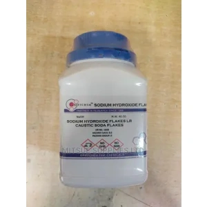 Sodium Hydroxide Flakes LR 500G ( Caustic Soda Flakes).
