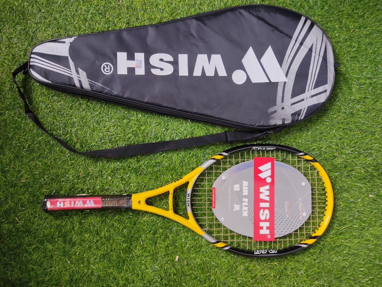 Wish Lawn Tennis racket 890 airflex with bag