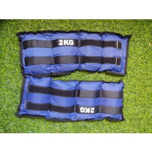 Pair of Ankle & Wrist weight, blue/black 4kg (2kgX2).