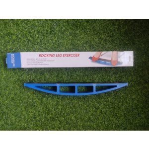 Rocking Leg Exerciser For Use While Sitting.