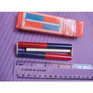 Pair Of Round Cylindrical Magnets 4 Inch.